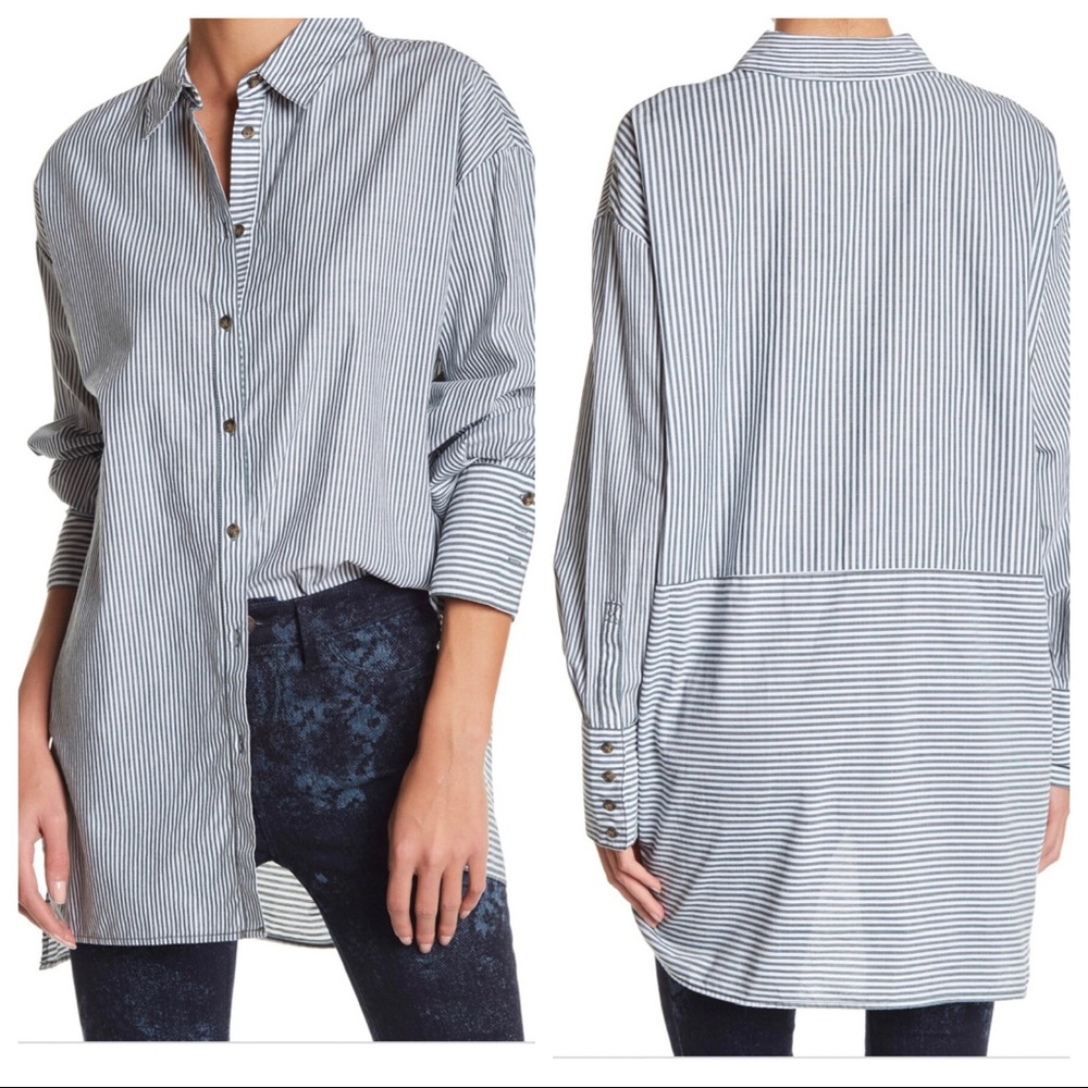 Free People Lakehouse Oversize Shirt